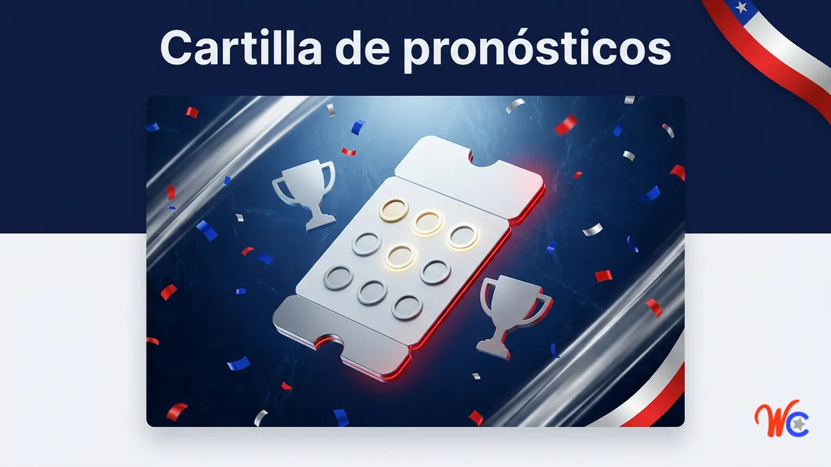 Cartilla de apuesta combinada semanal de WinChile Chile con diez eventos y premio acumulable