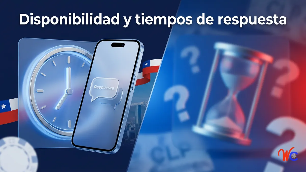 Disponibilidad 24/7 y tiempos de respuesta del soporte de WinChile