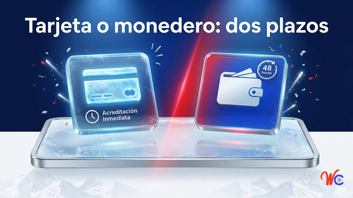 Comparación de plazos de acreditación al depositar en WinChile Chile