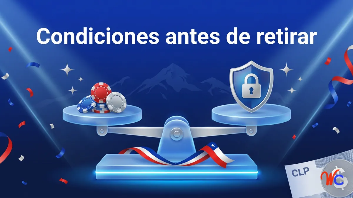 Condiciones para retirar en WinChile: verificación de cuenta y consumo mínimo del depósito