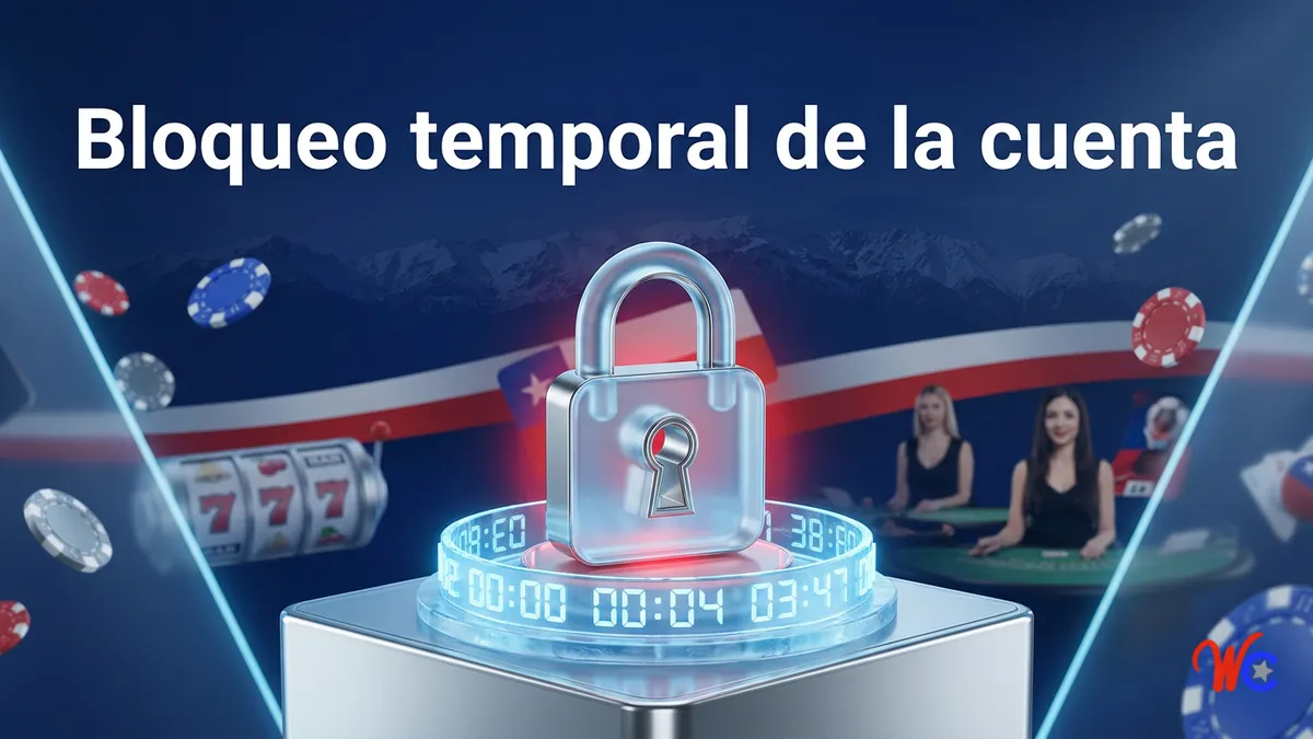 Bloqueo temporal de la cuenta en WinChile Chile tras intentos fallidos de inicio de sesion